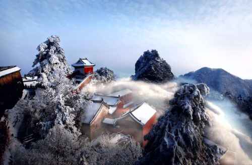 mingsonjia:Golden Hall of Wudang Shan (Taoist temple) in Hubei