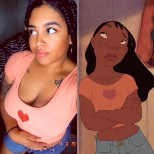 thickgirlsweremade4cuddling:Modern Day Nani Pelekai 💕 uncanny - double takes-