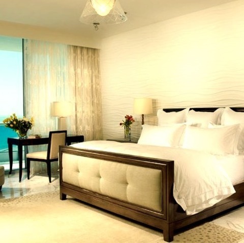 Contemporary Bedroom - BedroomInspiration For A Large, Modern Master Bedroom Remodel With A Multicolored