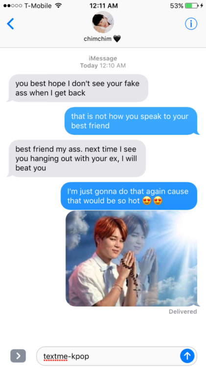 bts texts :: you and jimin are best friends but he likes you