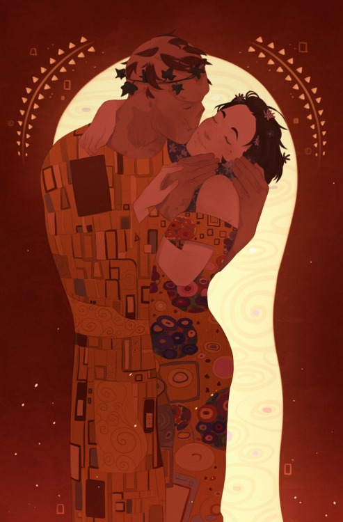 Based on Klimts ‘The kiss’  (my favorite!!)I like the meaning that has been put into this picture an