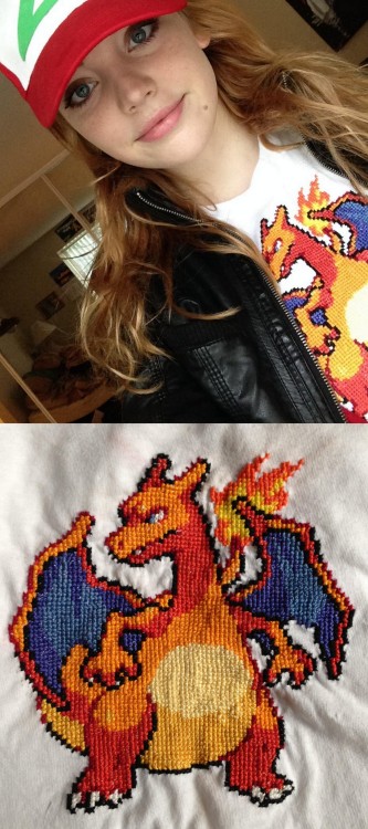 truebluemeandyou:DIY Cross Stitch Shirt Using Waste CanvasUpdated Link 2019I like finding “new to me