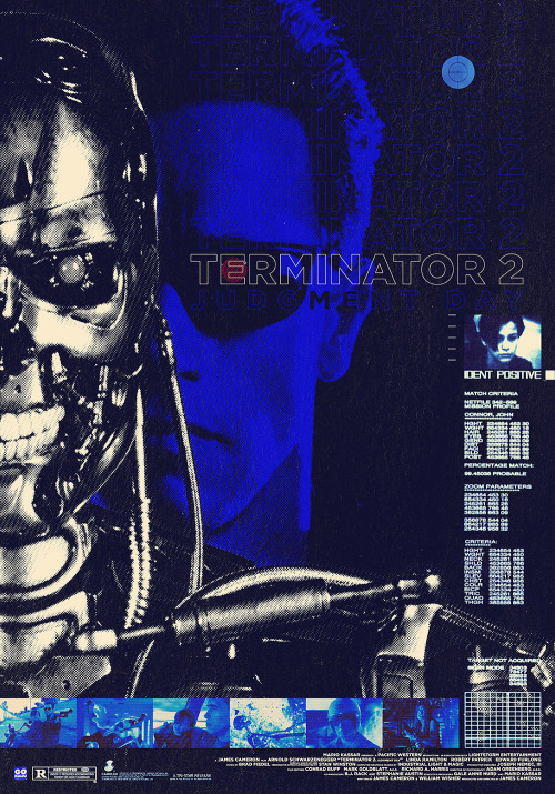 Terminator 2 : Judgment Day (James Cameron, 1991) Alternative Poster by Gokaiju