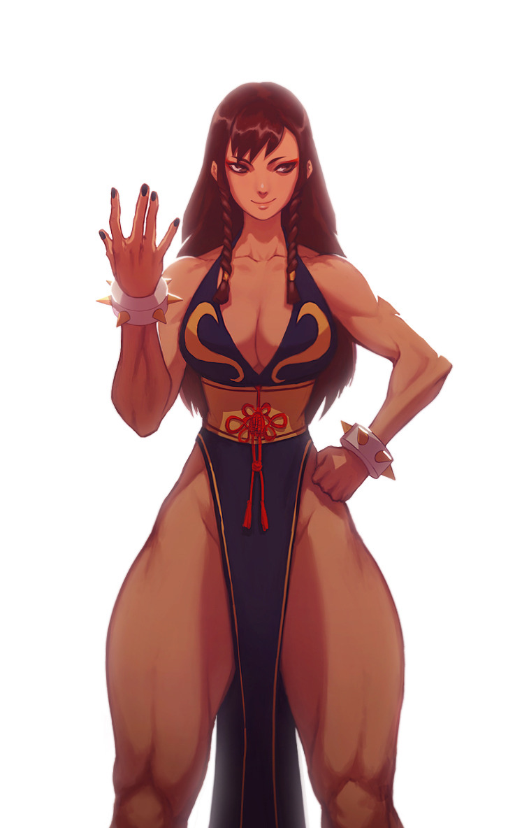 liyart:ofc I colored the sketch of Chun-Li in her alt costume 