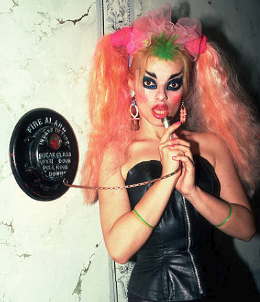 ghoulish-glam:Nina Hagen, 1985. (Photo by Paul Natkin)