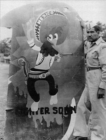 The Mexican Expeditionary Air Force in World War II, Escuadron 201 “The Aztec Eagles”Dur