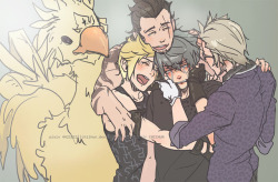 chiihun:  i just finished chocobros, and my soul weeps~ お疲れ様です ノクト  ~