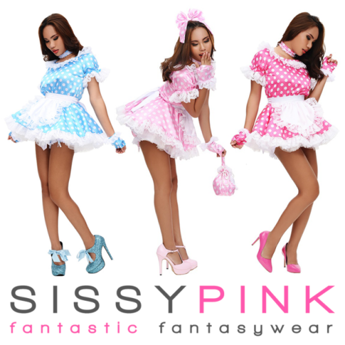 so-sissypink:Fantastic fantasywear from sissypink.comNow with polka dots! sissypink.com/maids