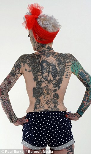 im-not-a-climbing-frame:  emobama69:  stoned-moaning-myrtle:  siarraculbertson:  cosmicscripts:  thepinupnextdoor:  littlecatlady:  “how are you going to look with all those tattoos when you’re old??” rad as hell  Reblogging this babe  reblogging