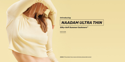 Brayden Olson for Naadam’s Spring Cashmere line. Launches today!