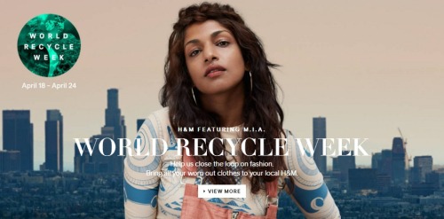 H&amp;M TEASER PAGE http://tinyurl.com/worldrecycleweekmiaRewear it music video coming April 11th