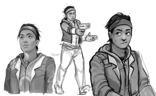 misc drawings of the alyx vance