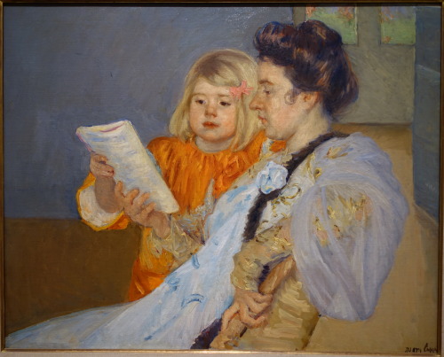 The Reading Lesson, Mary Cassatt, ca. 1901