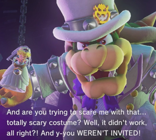 we-just-love-being-mean: It’s canon that Bowser, the ruthless King of the Koopas, is afraid of clowns  