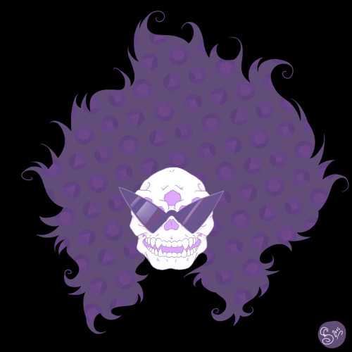 kats-drawings:  Finally done! I know that neither fusions nor gems technically have skulls but the concept seemed interesting to me and I really wanted to try and see how it looks! I hope you all like the skulls of Malachite, Sugilite and Alexandrite!