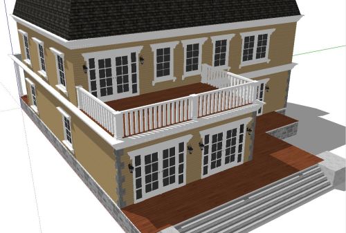 notanotherteenwolfpodcast: itsallmichael: The Hale House Rebuilt!!!! Wanted to try on a design for t