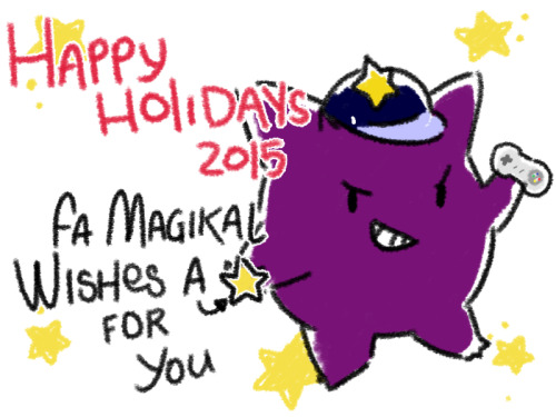 fa-magikal:I wish a star for you.For my twitter/tumblr friends. I draw my fav friends this year but 