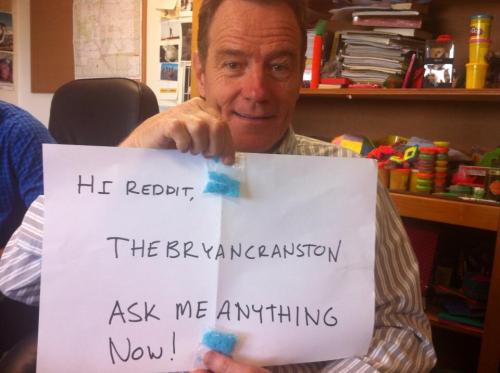 breakingbadgifs:ICYMI: Check out @BryanCranston’s @reddit AMA bit.ly/17ktnDuHEY CHRISTINA U GONNA AS