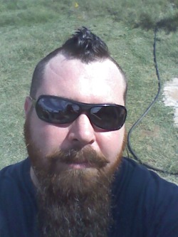 Freshly shorn. Trimmed the beard down quite a bit and back to my Mohawk.