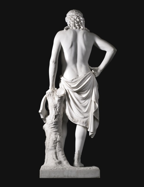 Orpheus with his lyre.1885.White marble.H : 211 cm.Art by William Wetmore Story.(1819-1895).