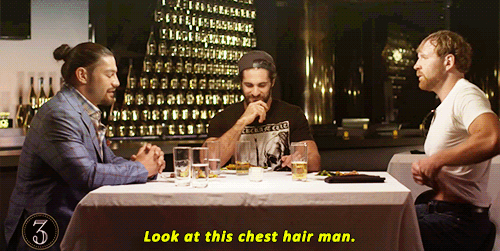 rollinsdaily:  I’m pretty sure that’s not dinner table etiquette, Gentlemen.
