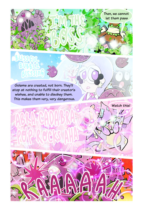 The Mystery of the Moon, Page 97I love this page and all the magical effects!Start reading Magikats 