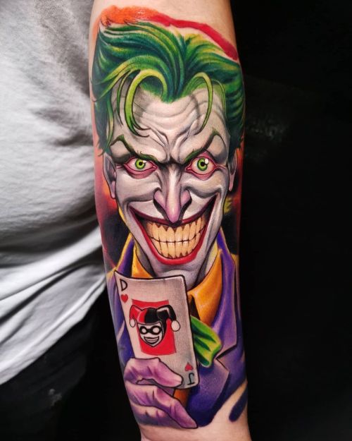 Batman Joker Tattoo by spellfire42489 on DeviantArt