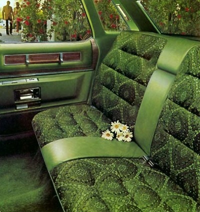 cadillacsgalore:  1975 Cadillac DeVille Maharajah Cloth with Leather upholstery