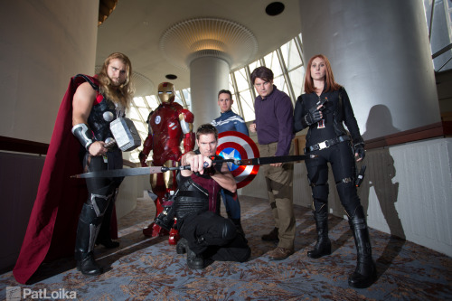 tabbytyler:janinekspendlove:patloika:Another awesome group I got to shoot at Dragon*Con? This Avenge