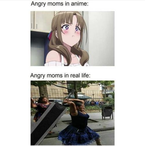 Imagine your mom just slicing you in half for not taking out the trash