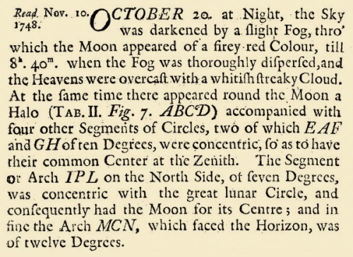 english-idylls:An account of the Blood Moon of 20th October 1747.From An Observation of an Extr