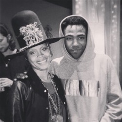 gambxno:  Donald Glover x Erykah Badu