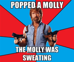 edm-nation:  Chuck Norris never sweats. 