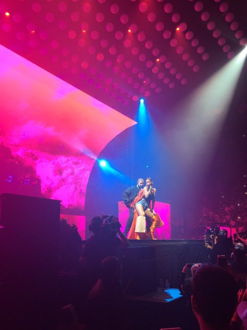 rihennalately:  Rihanna and Drake performing at Day 1 of OVO Fest in Toronto (July 31)