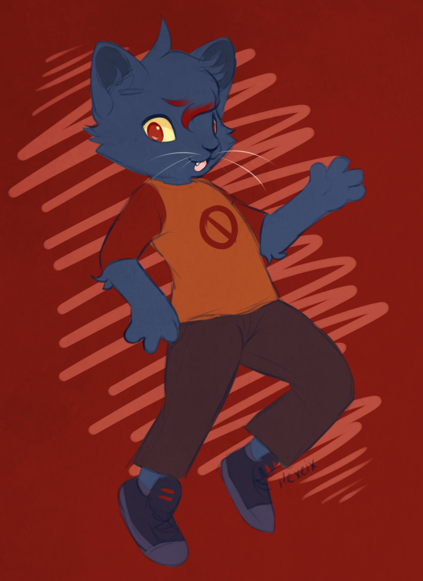 hexeix: blinky2k6  had me draw mae from nitw! &lt;3