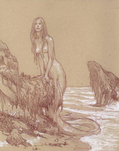 fish-tails-siren-scales:Donato Giancola