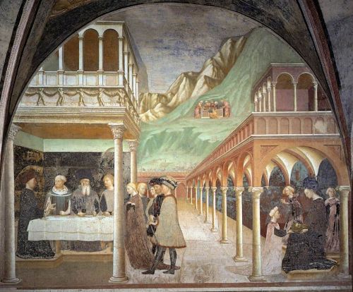 Frescoes in the Baptistery and Collegiata, Castiglione Olona by Masolino, 1435