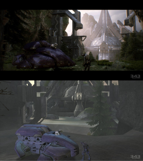 byzantine-love-machine: Halo 2 Anniversary Comparison Screenshots - This nearly brings a tear to my