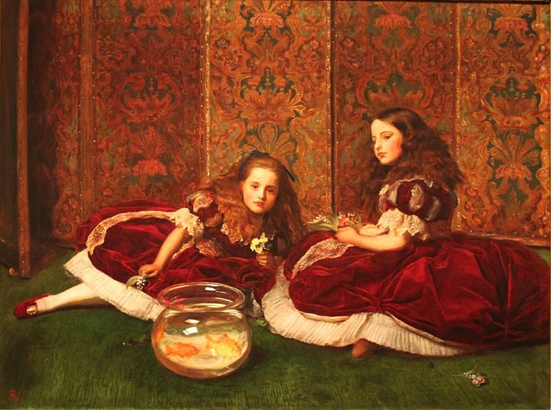 ‘Leisure Hours’ (1864) by John Everett Millais (1829–1896). Detroit Institute