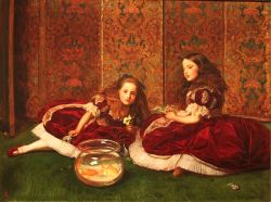 ‘Leisure Hours’ (1864) by John Everett