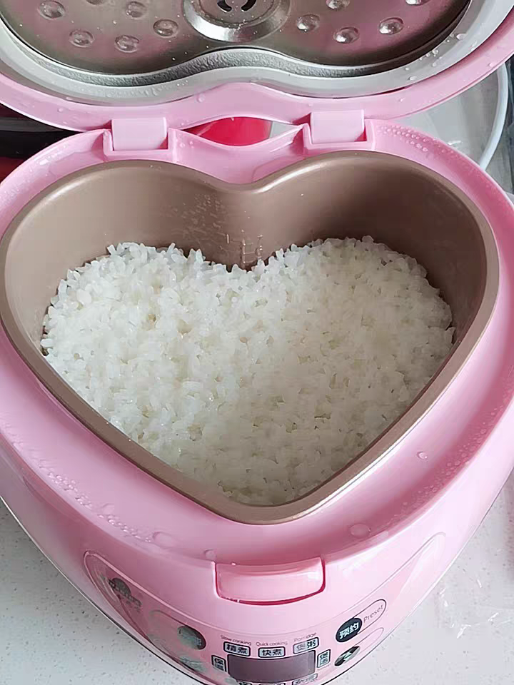 breathless. — Heart shaped rice cooker 💗🍚