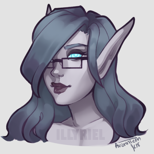 A small collab with @avannteth of my void elf! Thank you!  ❤