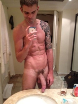 nakedguyselfies:  Naked Guy Selfies, the only blog with a 100% Boner Guarantee, try it for yourself by Clicking here! Want to get famous? Submit a dirty picture of yourself? Check out the details how to by clicking here!