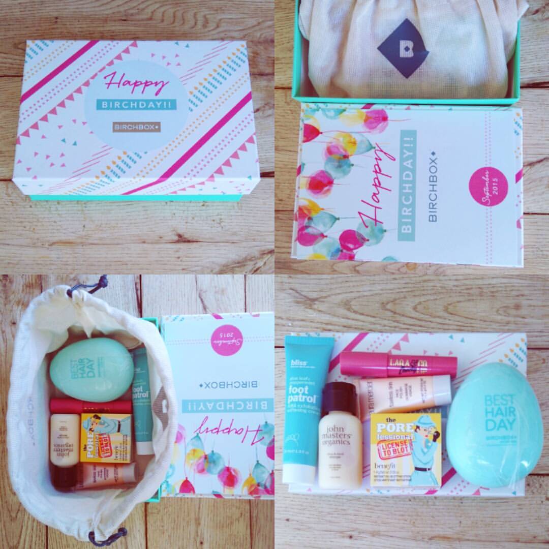 Got my first #BIRCHBOX :D   #happybirchday #cosmetics #beauty #benefit #beautyhaul