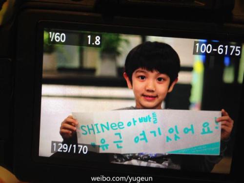 taesdays:“SHINee appa Yoogeun is here !” ©