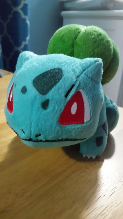 trainer-stealthclaw:@shelgon , my bulbasaur Cyan and I just wanted to say hi! XD