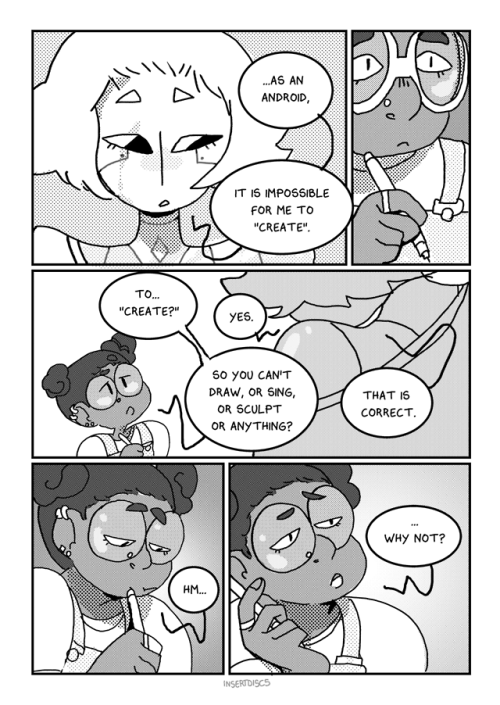 A Comic About Androids, And Creating Things