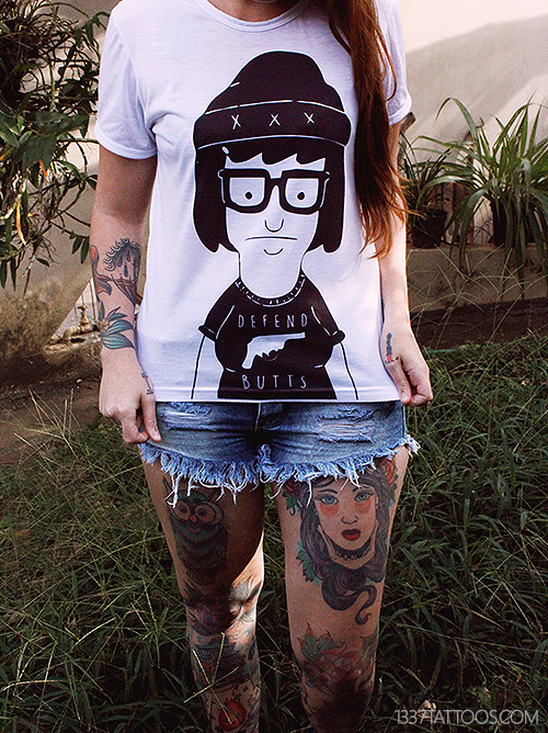 1337tattoos:  defend butts 🍑 art from the talented gothicxbae (not for sale) 