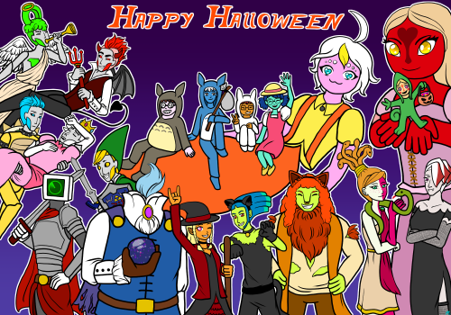 heyo-im-n:Day 31: Free SpaceWoohoo! It’s Halloween! \(≧∇≦)/  It’s also the last day of spooktober wh