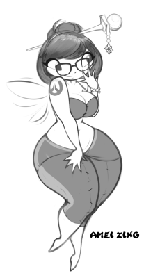 xopachi:  Did this quick Rayman Mei while talking with my friends over Discord tonight.(I know it’s easy mode to just give Mei hips and chuck it on Tumblr, but I like this for something that only took an hour so I don’t feel too bad about it.) 